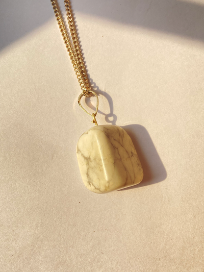 Howlite tumble Pendant