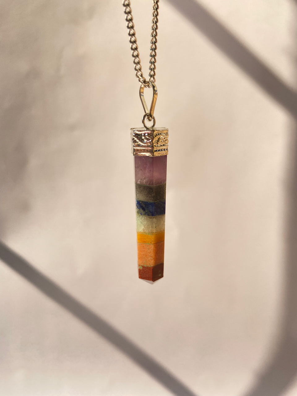 Seven chakra Pencil Pendant