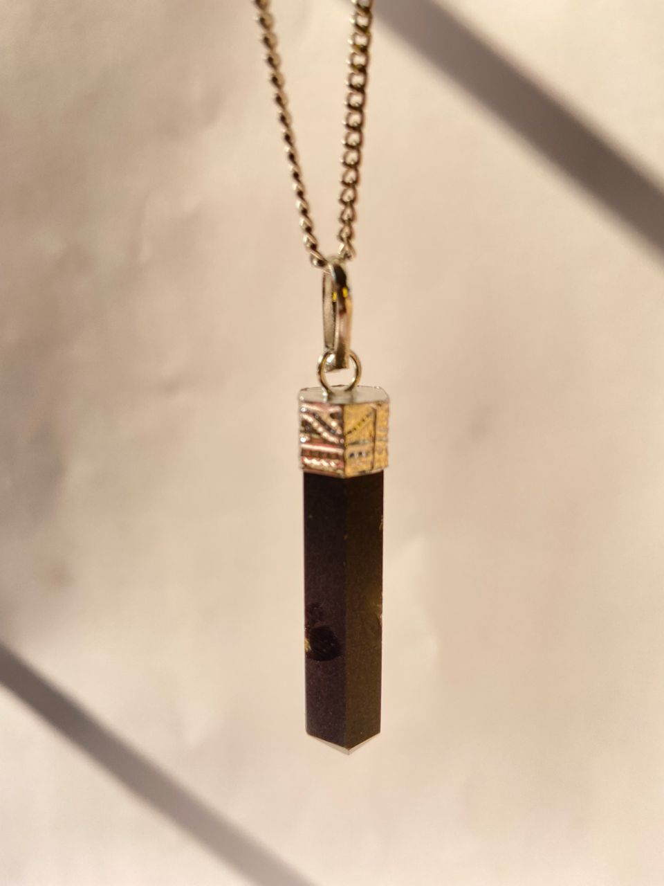 Black tourmaline pendant