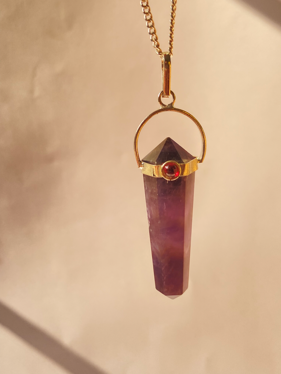 Amethyst double point Pendant