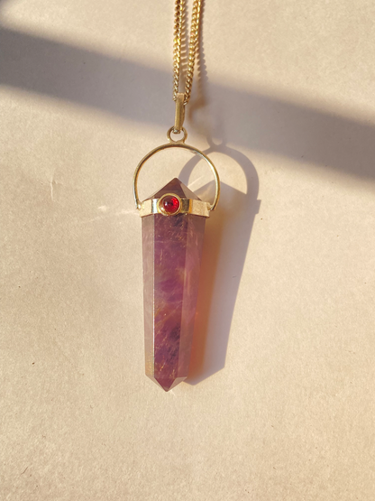 Amethyst double point Pendant