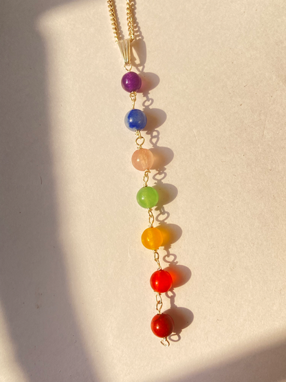 Seven Chakra hanging pendant