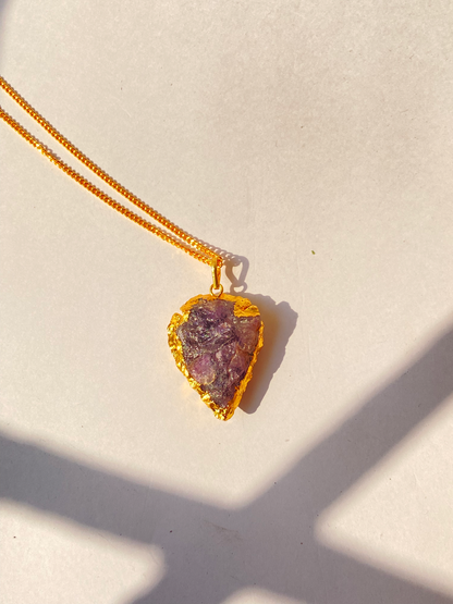 Amethyst Arrow Pendant