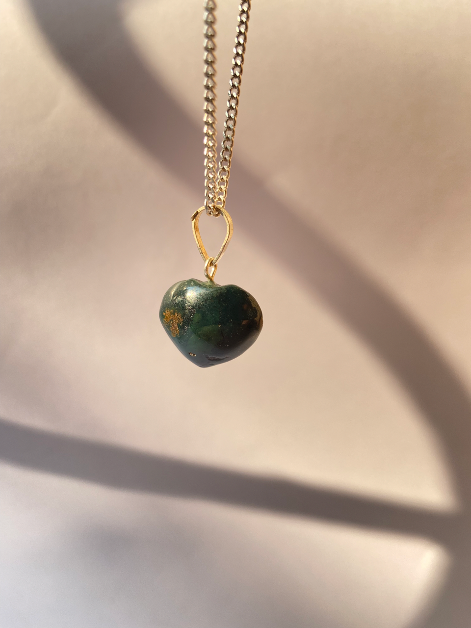 Bloodstone heart Pendant