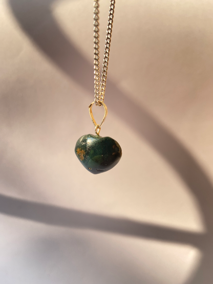 Bloodstone heart Pendant