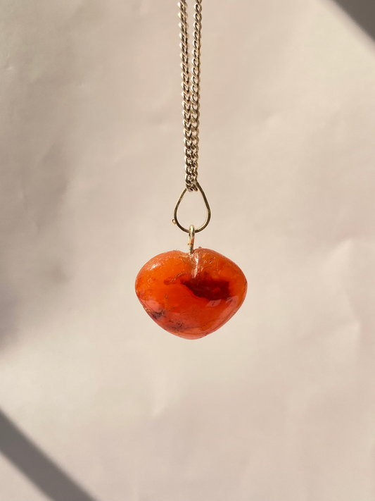 Carnelian Heart Pendant