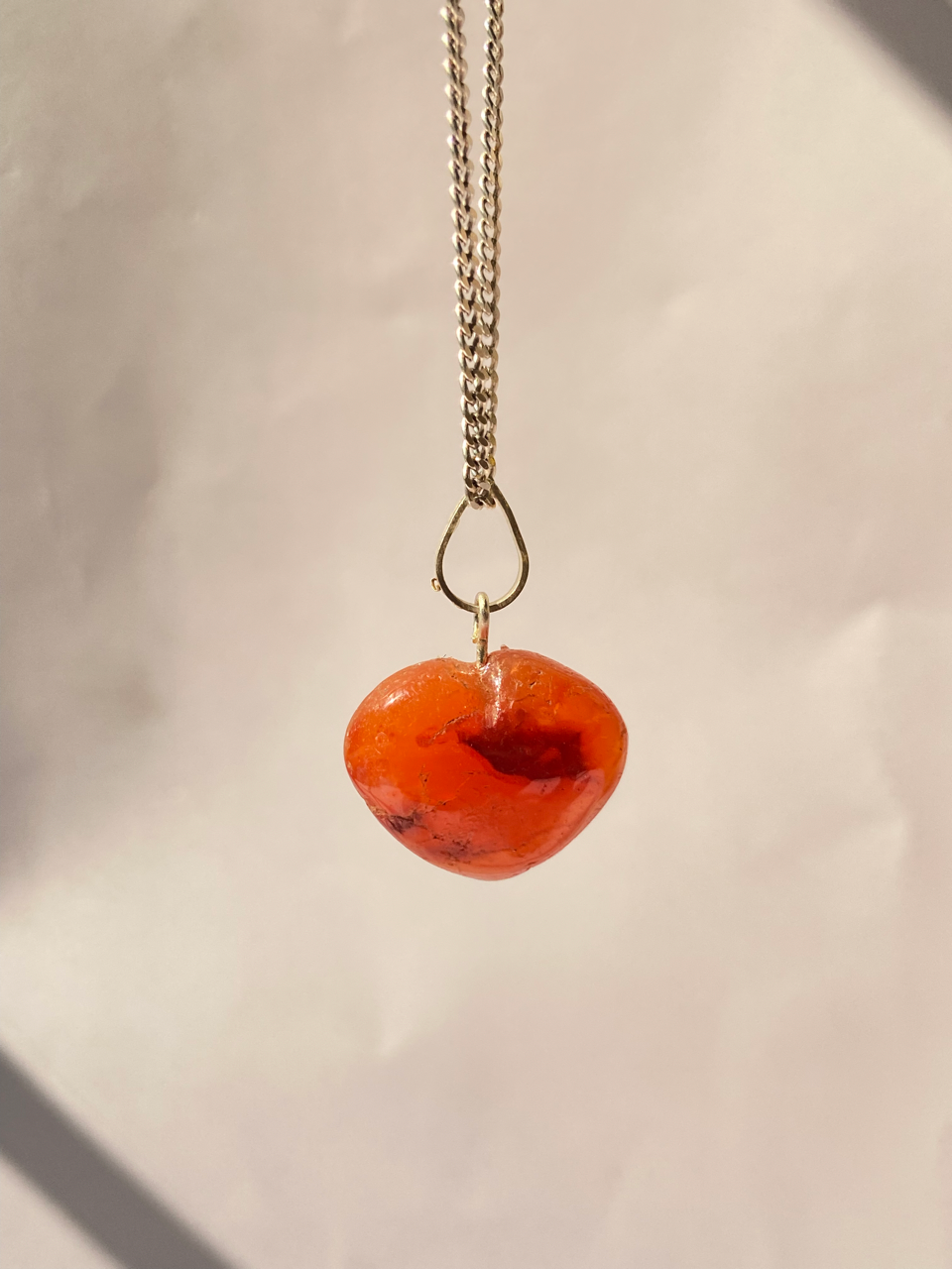 Carnelian Heart Pendant