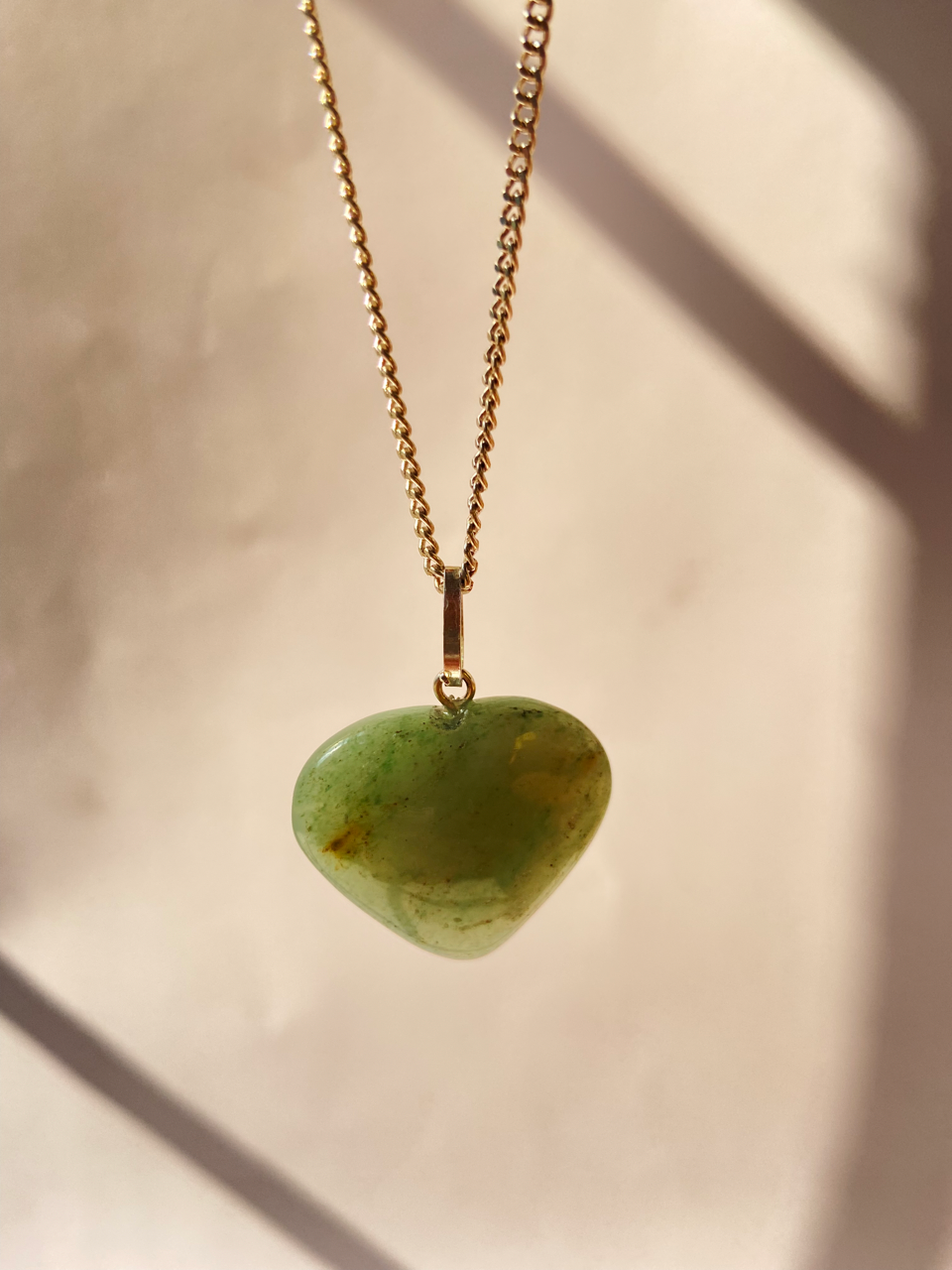 Green Aventurine Heart Pendant