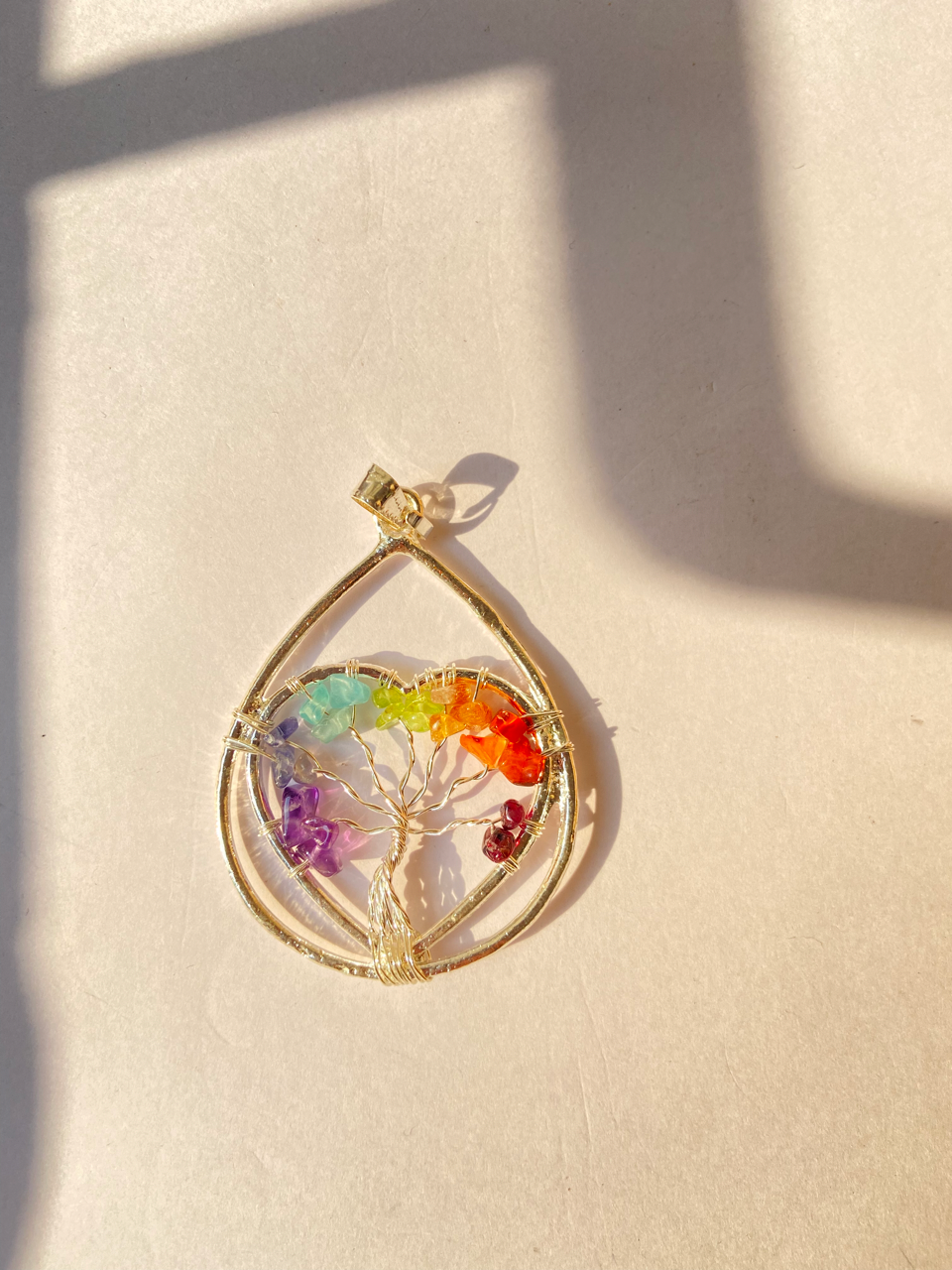 Tree of life Seven chakra Pendants