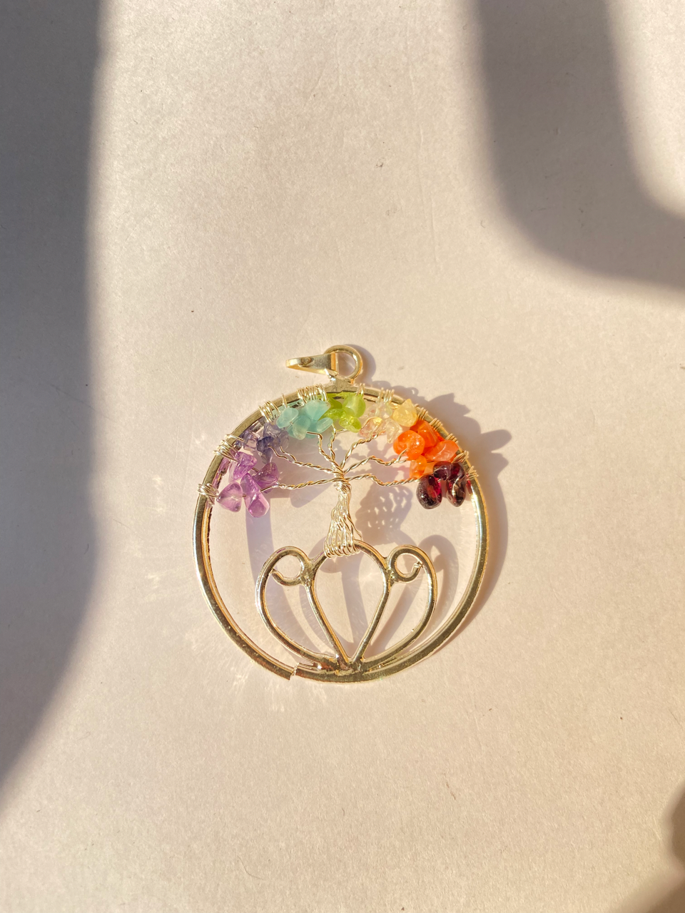 Tree of life Seven chakra Pendants