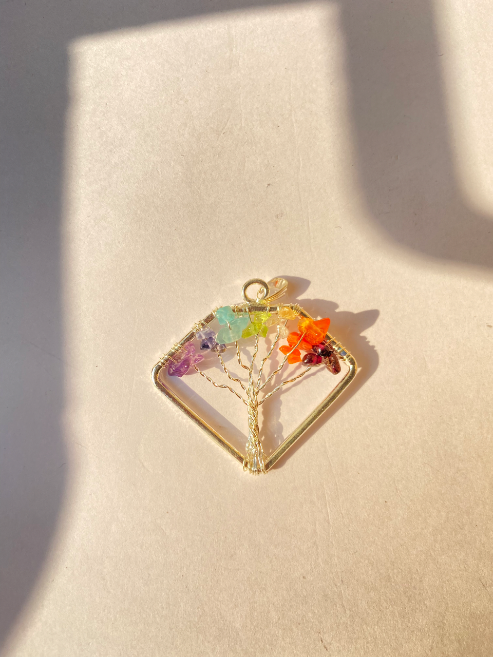 Tree of life Seven chakra Pendants