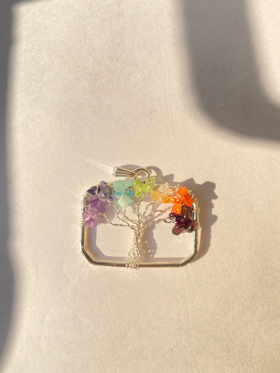 Tree of life Seven chakra Pendants