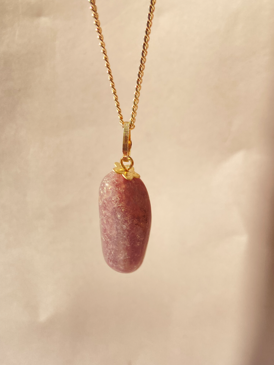 Lepidolite Tumble Pendant