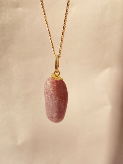 Lepidolite Tumble Pendant