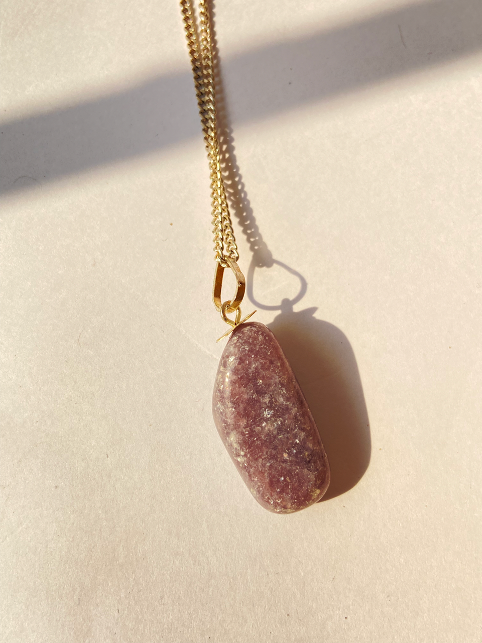 Lepidolite Tumble Pendant