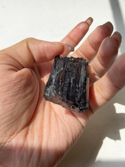 Black tourmaline raw Crystals