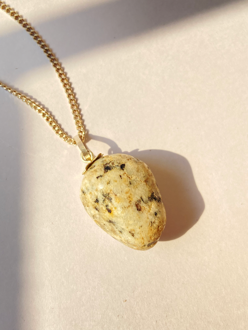 Dalmatian Jasper Tumble Pendant