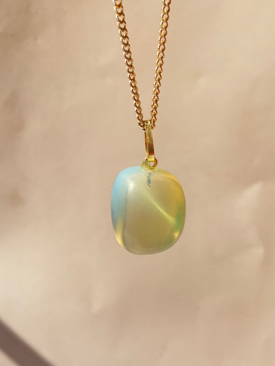 Opalite Tumble Pendant