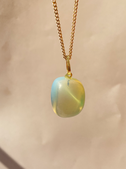 Opalite Tumble Pendant