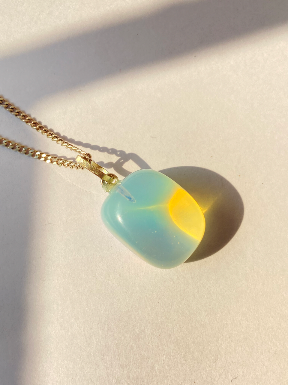 Opalite Tumble Pendant