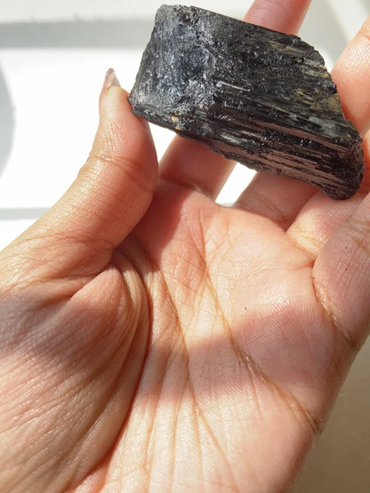 Black tourmaline raw Crystals