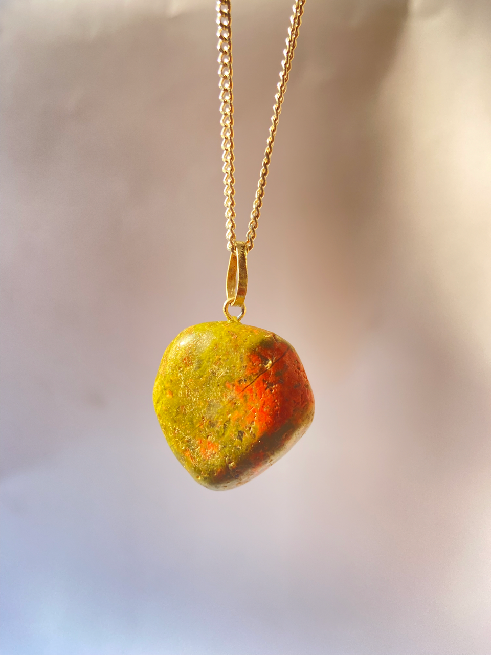 Unakite Pendant