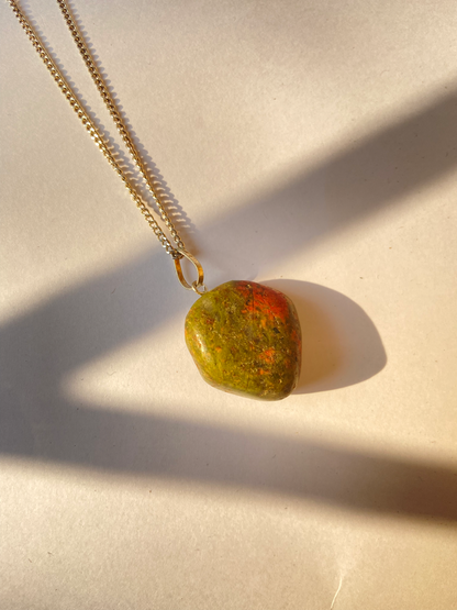 Unakite Pendant