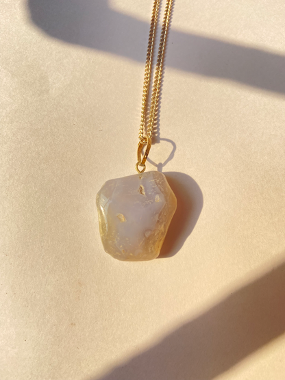 Blue Lace Agate Pendant