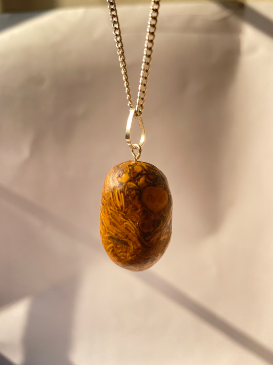 Mariam jasper Pendant