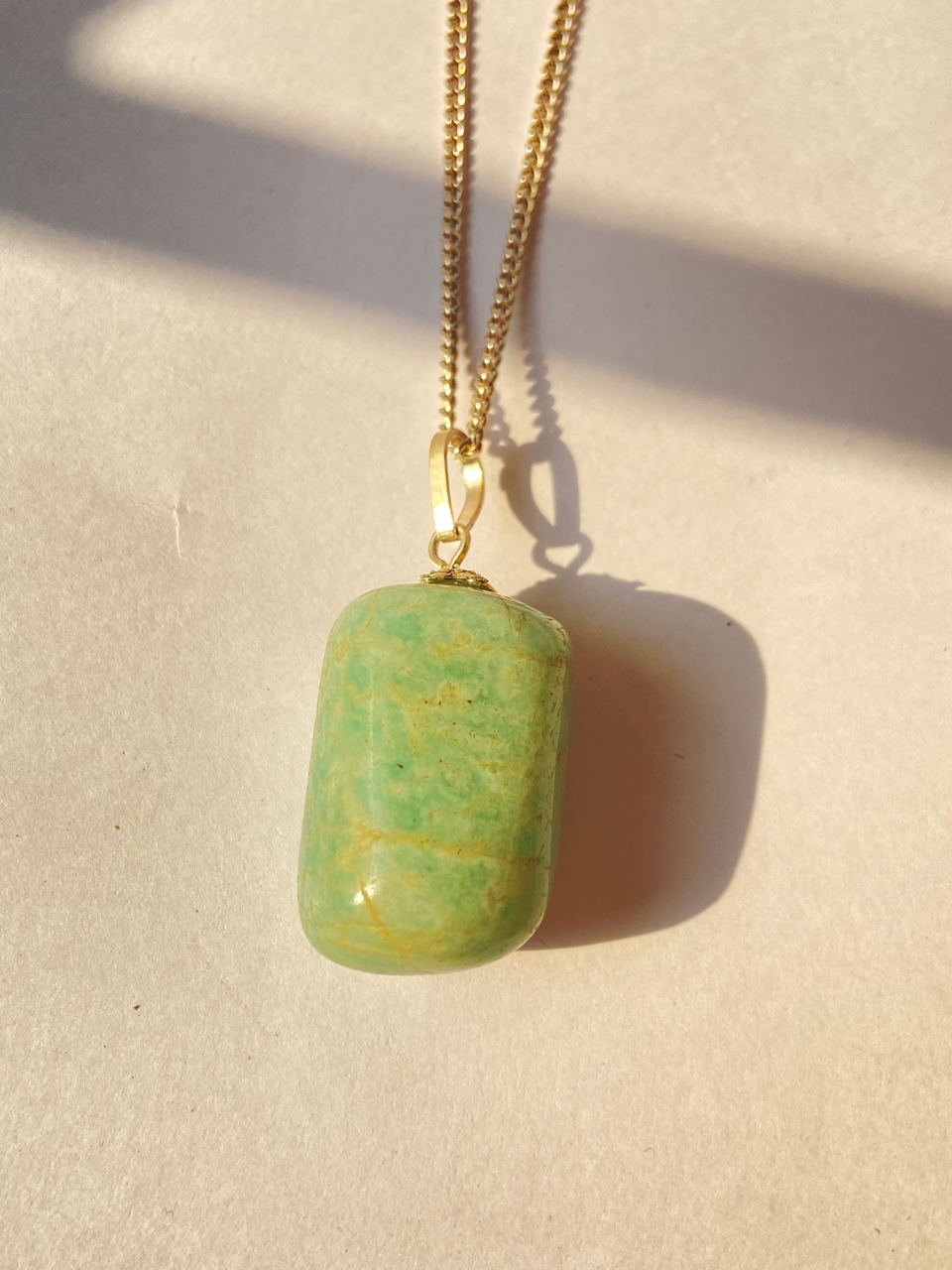 Amazonite Tumble Pendant