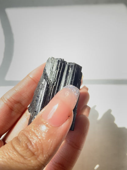 Black tourmaline raw Crystals