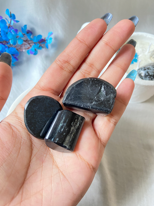 Black Tourmaline Tumbles