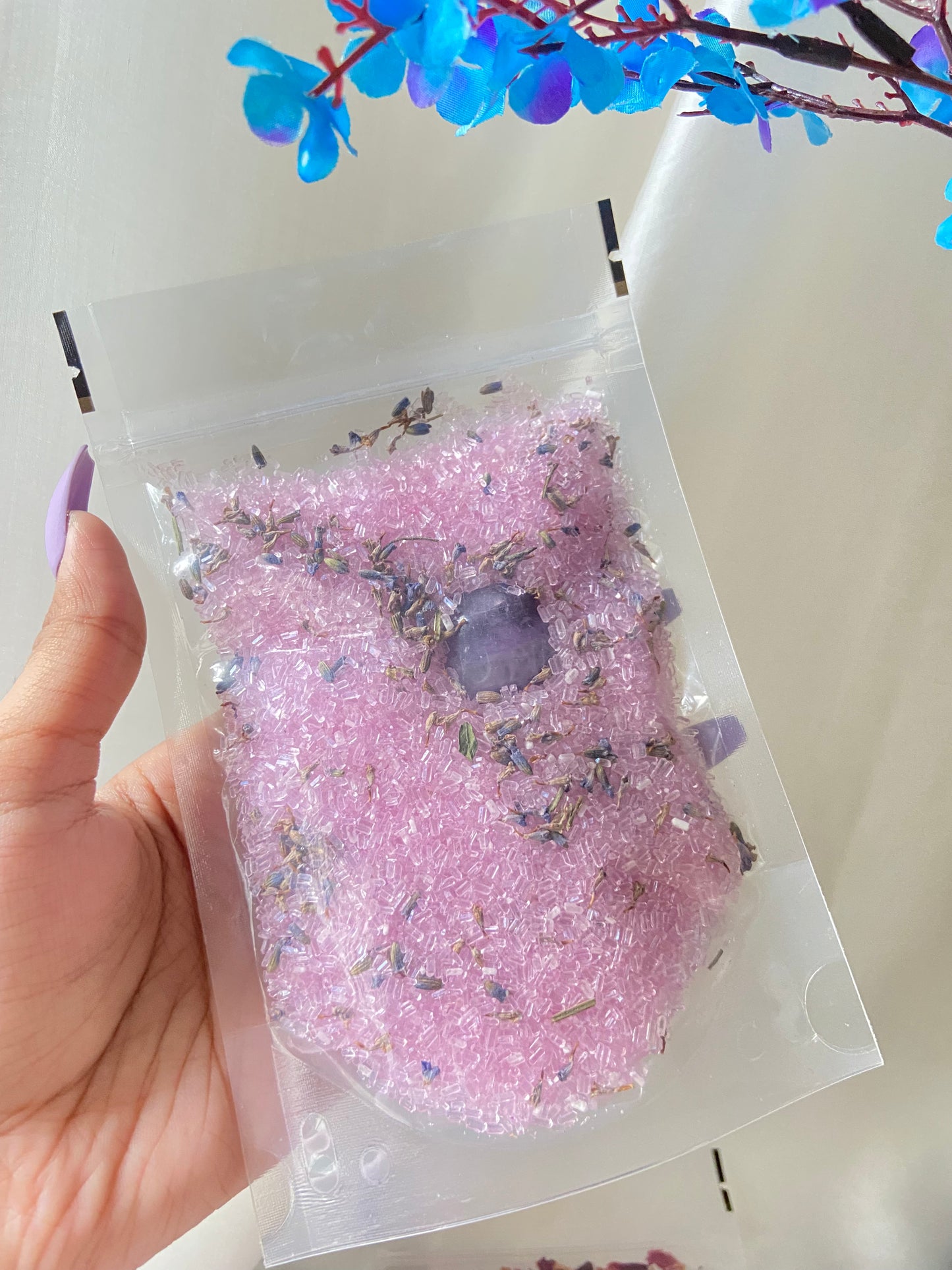 Lavender Crystal infused bath salt