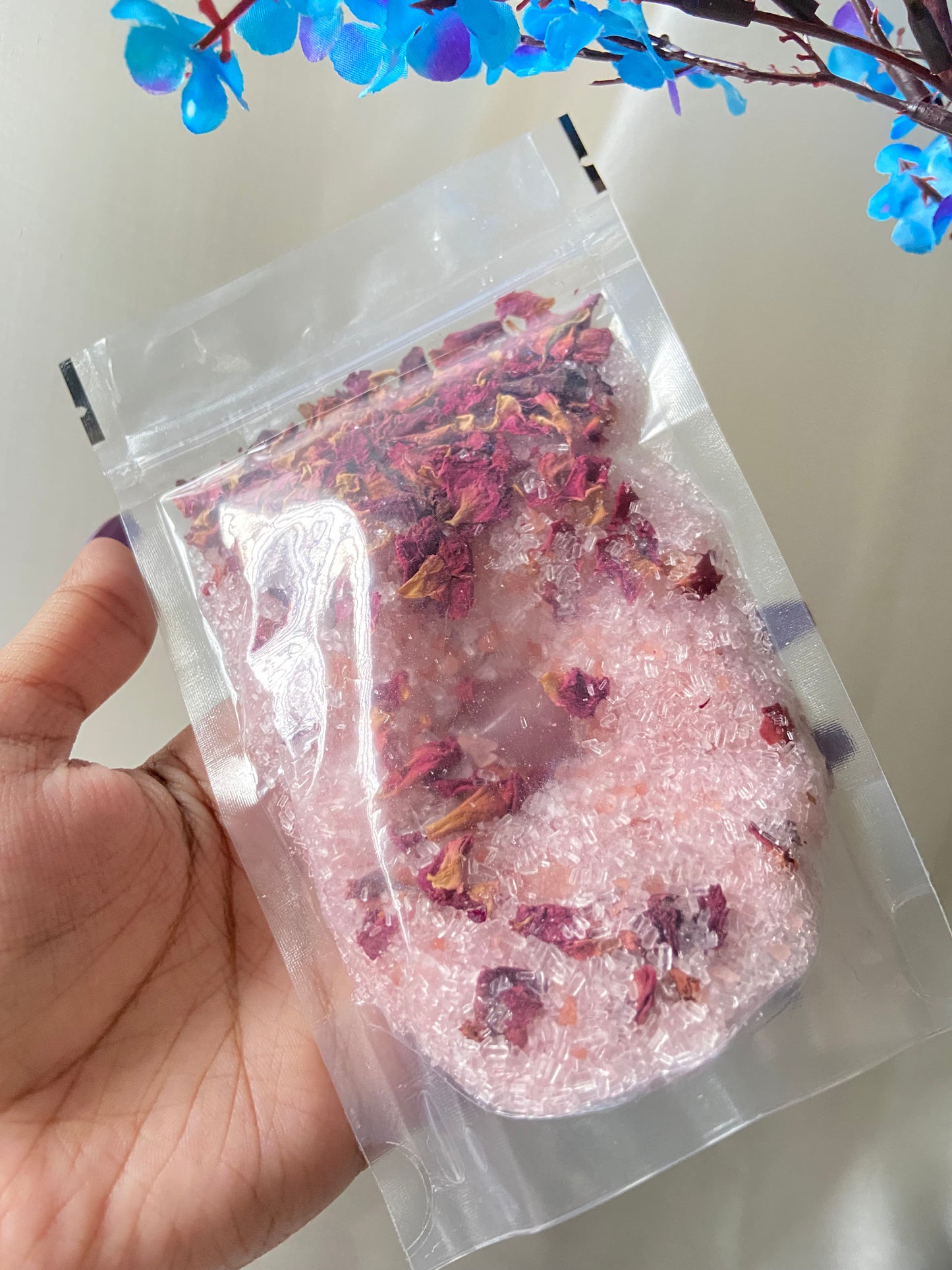 Rose Crystal infused bath salt