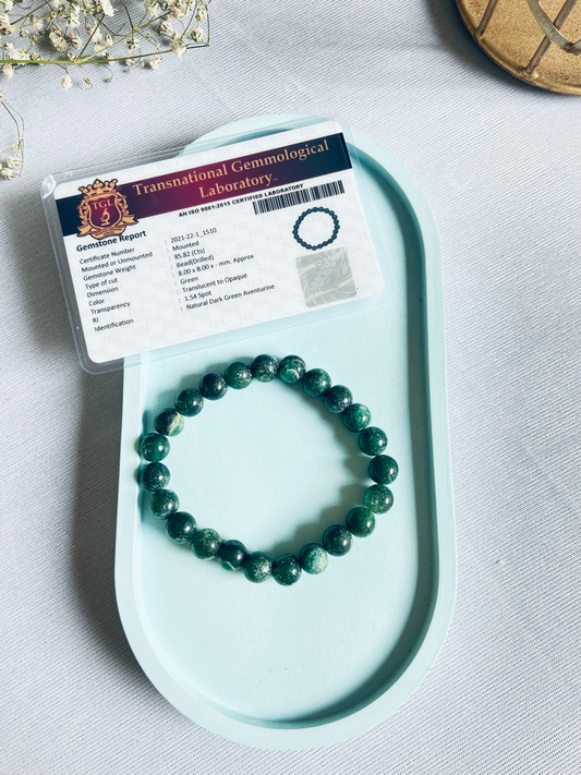 Dark Green Aventurine Bracelet