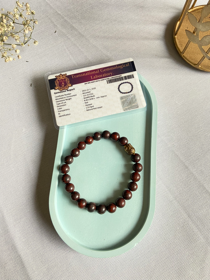 Dark Red Jasper Bracelet