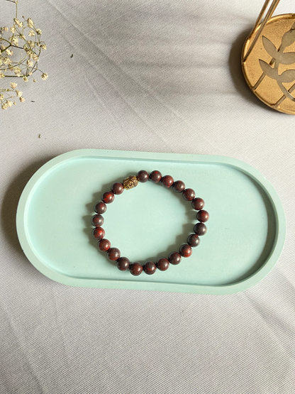 Dark Red Jasper Bracelet