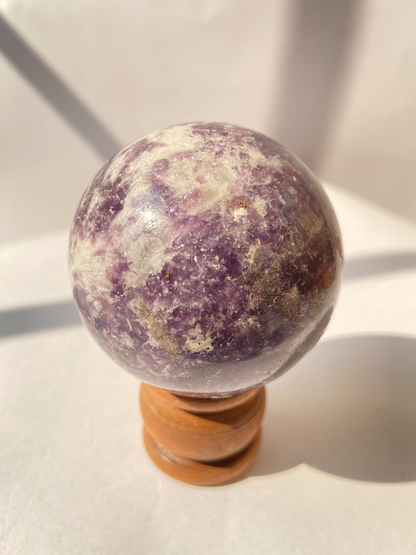 Lepidolite Sphere