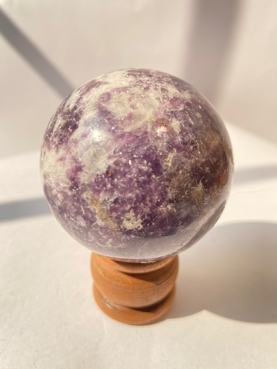 Lepidolite Sphere