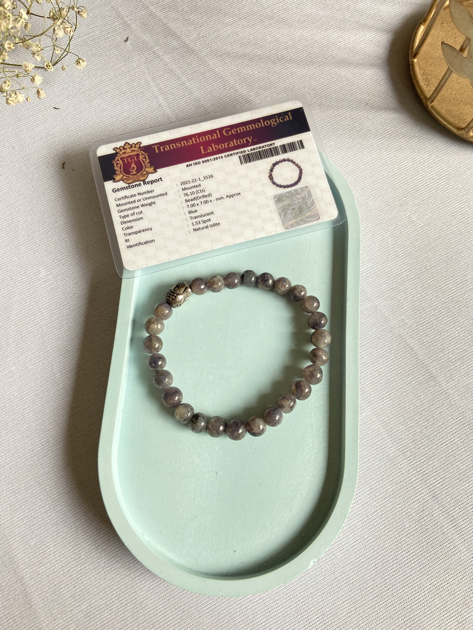 Iolite Bracelet