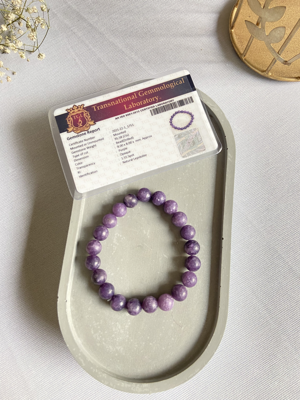 Lepidolite Bracelet