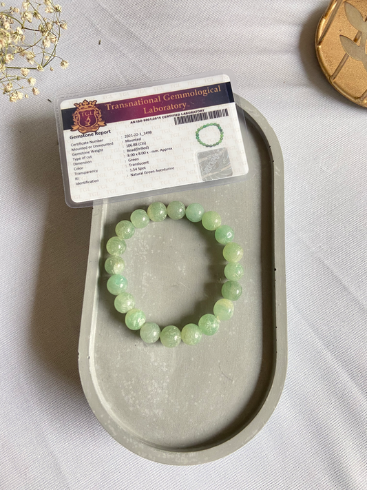 Light Green Aventurine Bracelet