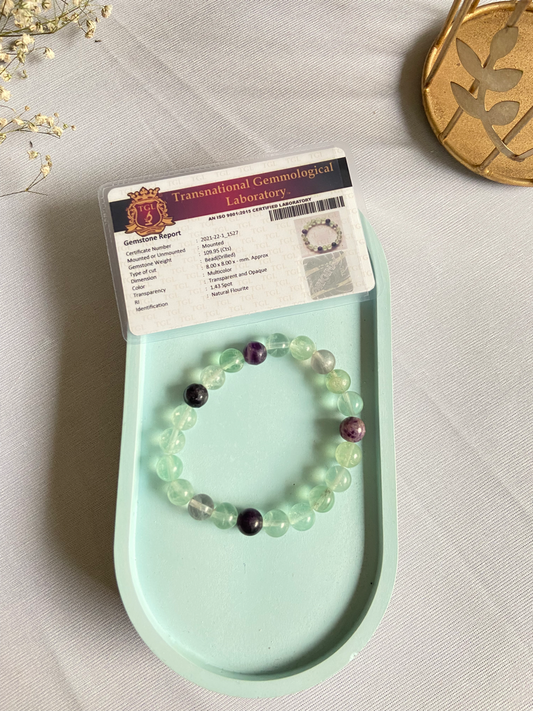 Multi Fluorite Bracelet