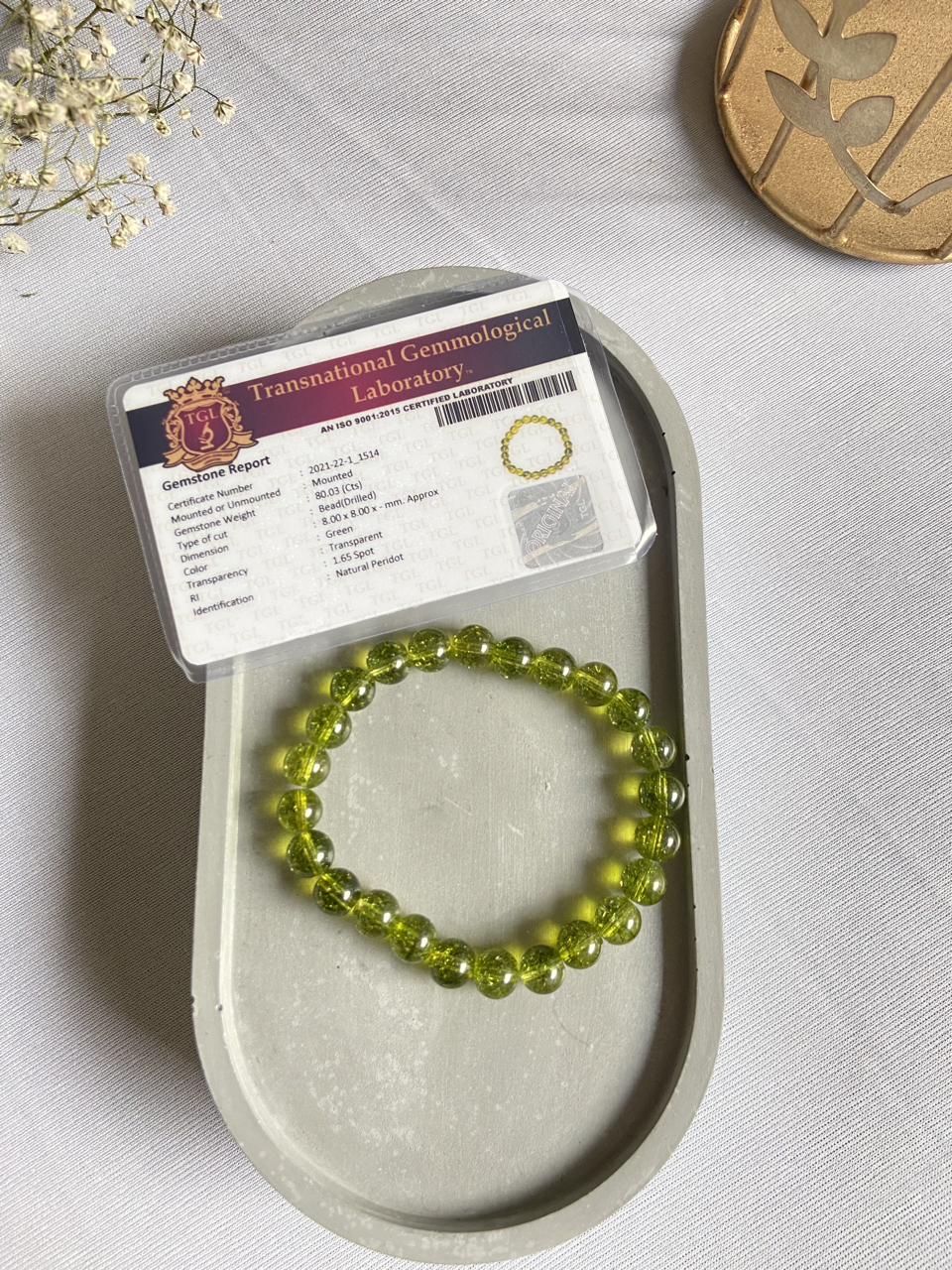 Peridot Bracelet