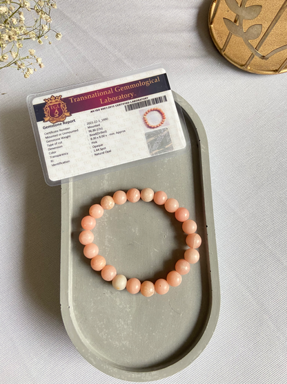 Pink opal Bracelet