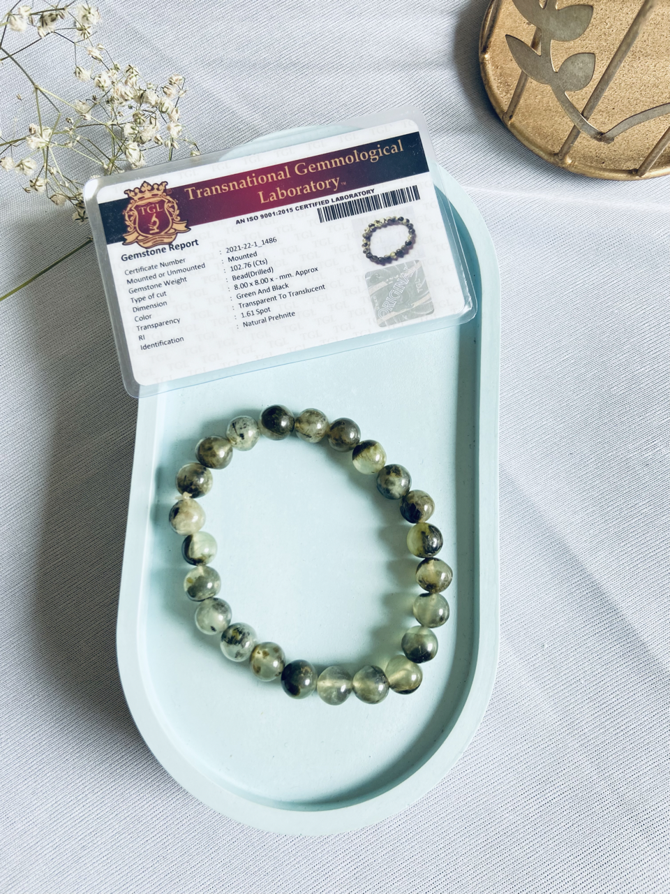 Prehnite Bracelet