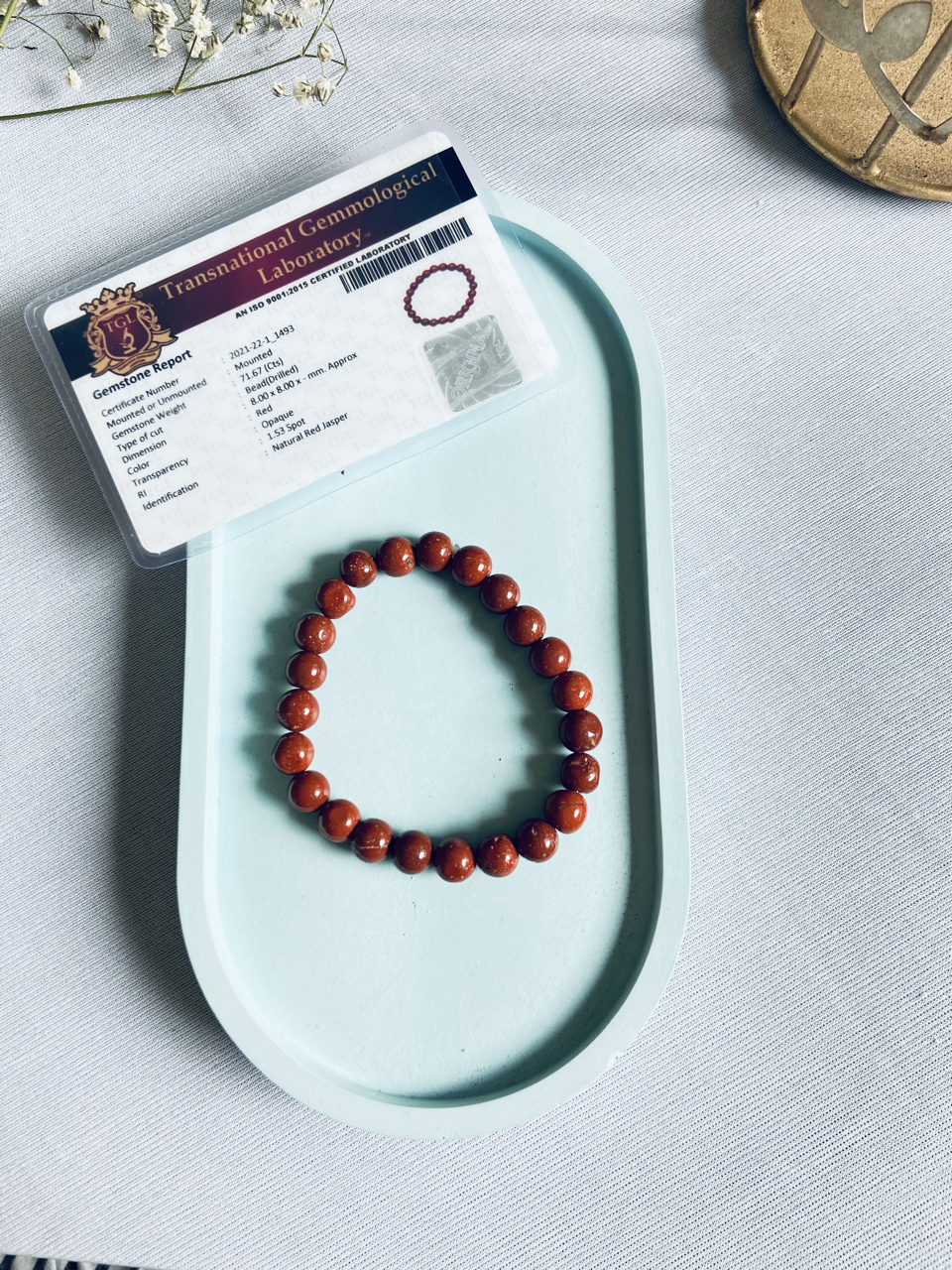 Red Jasper Bracelet