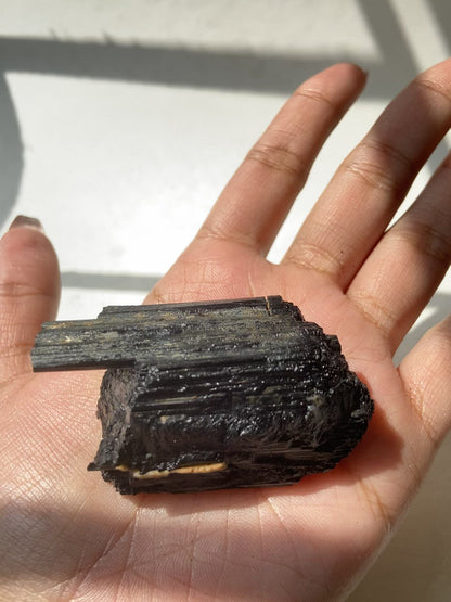 Black tourmaline raw Crystals