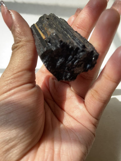 Black tourmaline raw Crystals