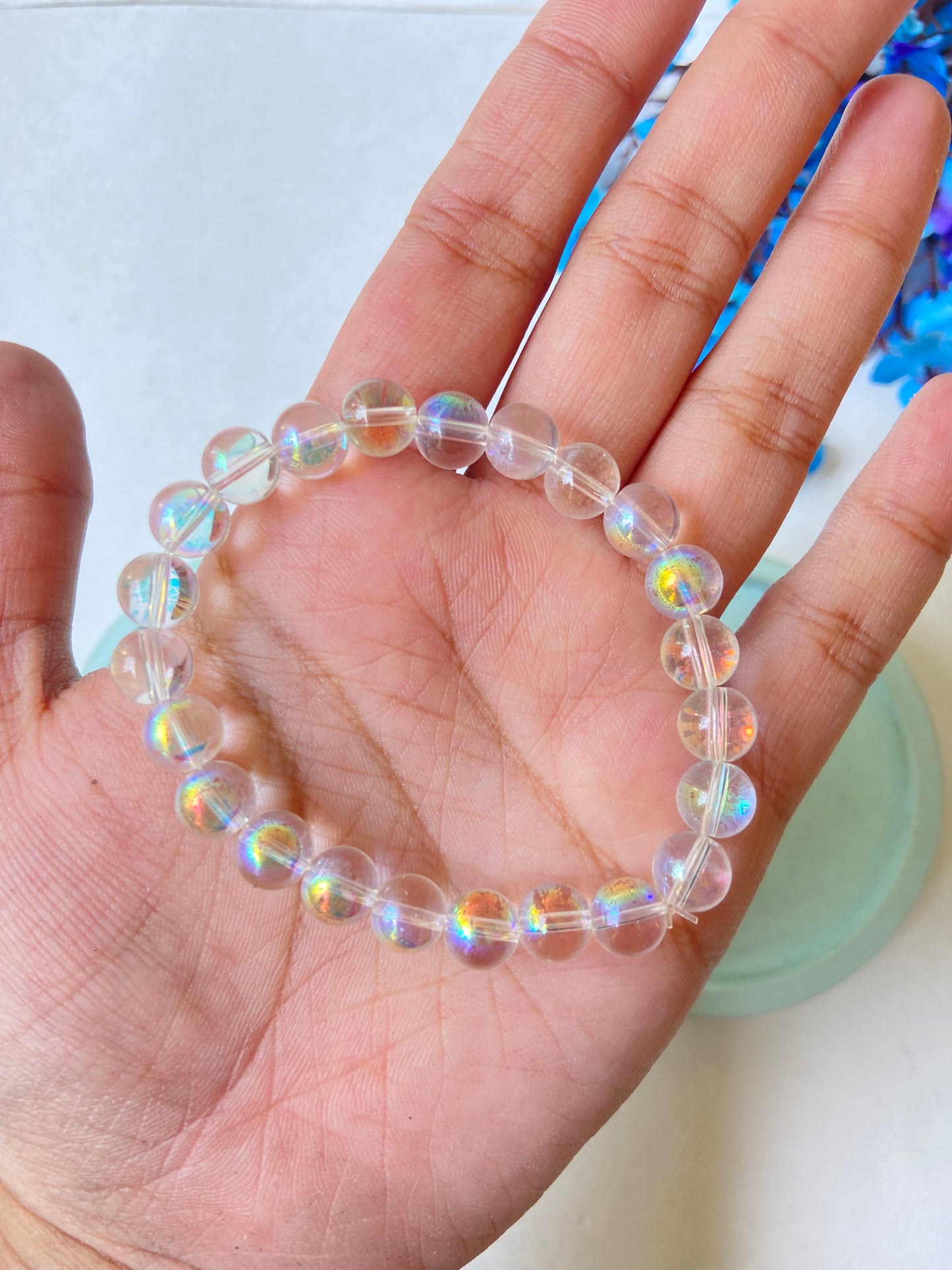 Aura quartz bracelet